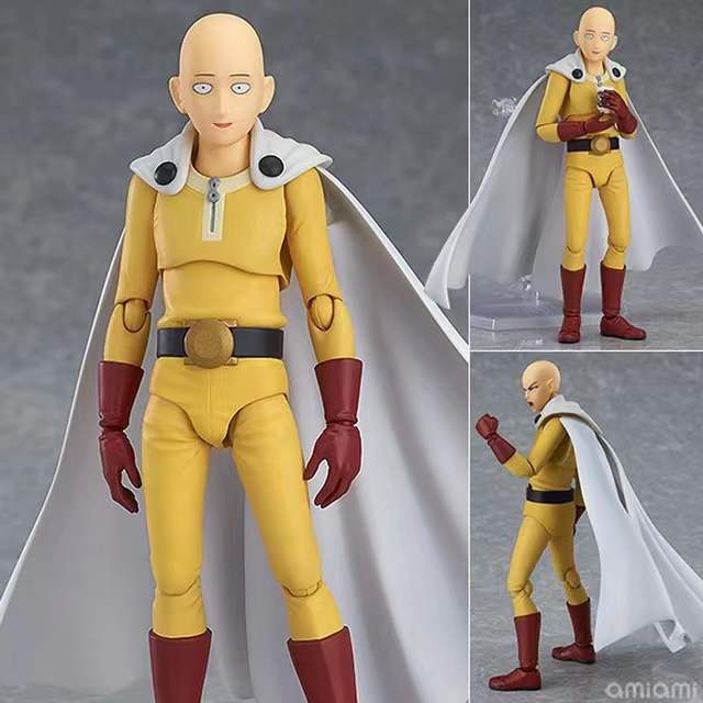 Fancy【Ready Stock】Anime One Punch Man Saitama 310# PVC Action Figure Collectible Model Toys Birthday Gift 14cm